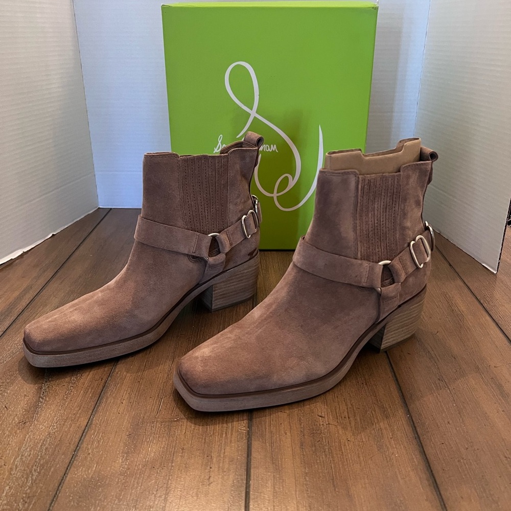 Sam Edelman Tan Ankle Booties